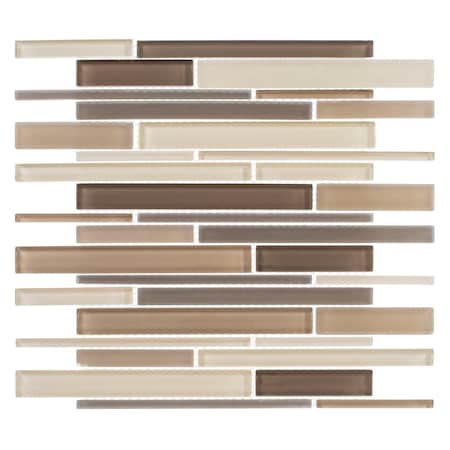 Andova Tiles Flashback Glass Brick Joint Mosaic Wall and Floor Tile Andova Tiles